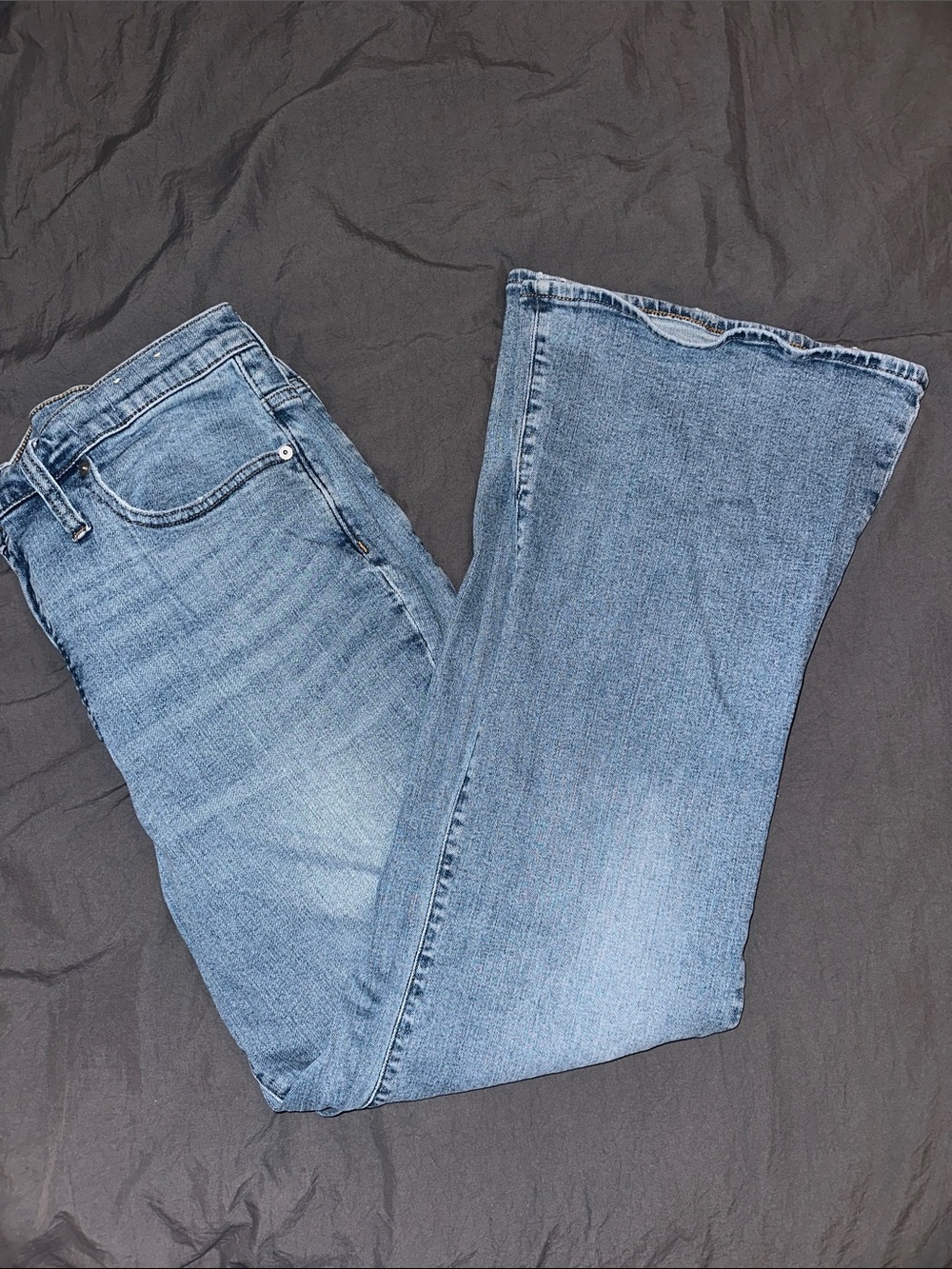 Madewell Light Blue Skinny Flare Jeans